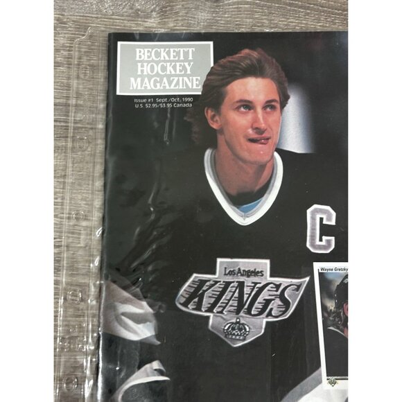 Beckett Hockey Card Magazine Sept/Oct 1990 #1 Wayne Gretzky Cover Paperback - Picture 4 of 6